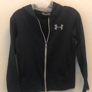 UA Youth zippered cold gear jacket